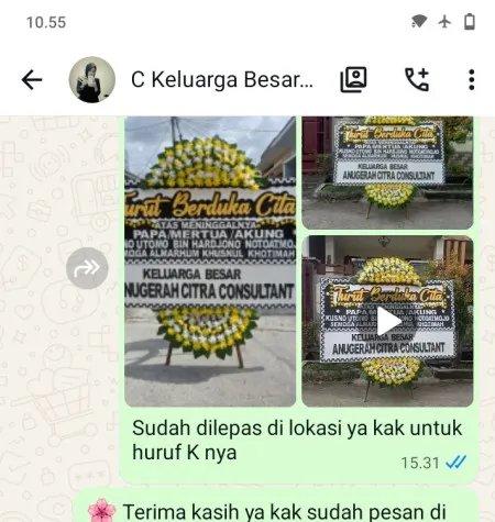 Pengiriman Papan Bunga Duka Grogol Petamburan