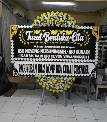 Papan Bunga di Grogol Petamburan
