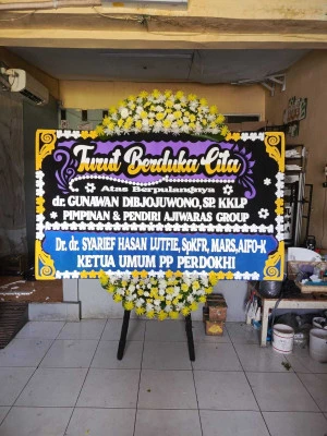 Papan Bunga di Grogol Petamburan